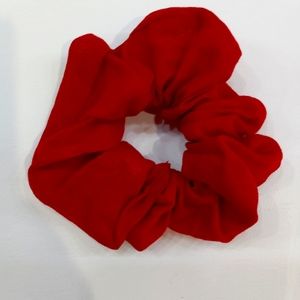Red scrunchie
